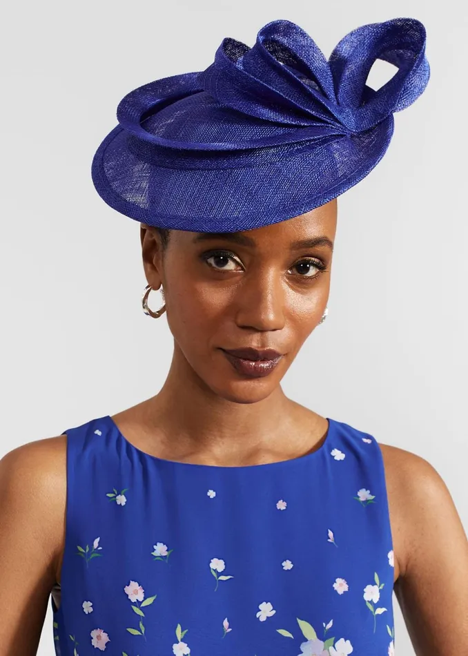Women Lavinia Fascinator Lapis Blue Hobbs Hats