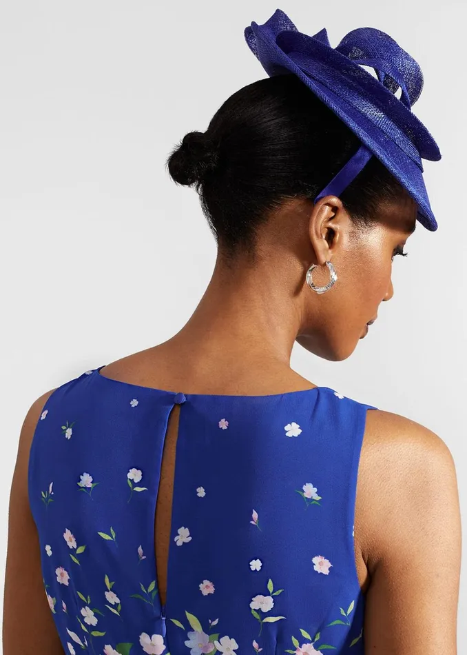Women Lavinia Fascinator Lapis Blue Hobbs Hats