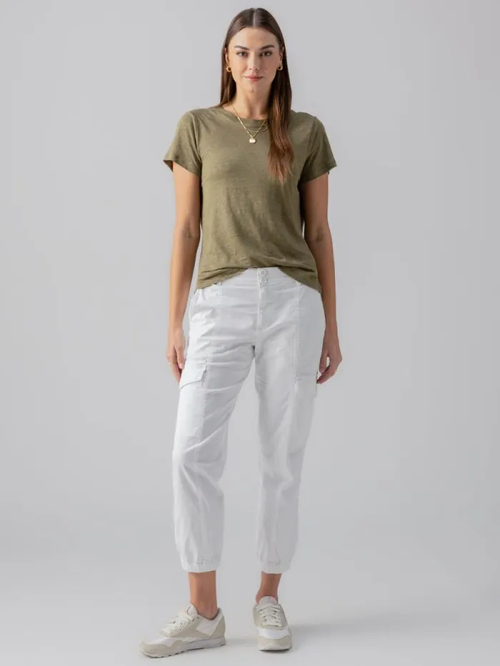 Women Linen Perfect Tee Burnt Olive Sanctuary Clothing Tees and Tops Women Linen Perfect Tee Burnt Olive Sanctuary Clothing Tees and Tops