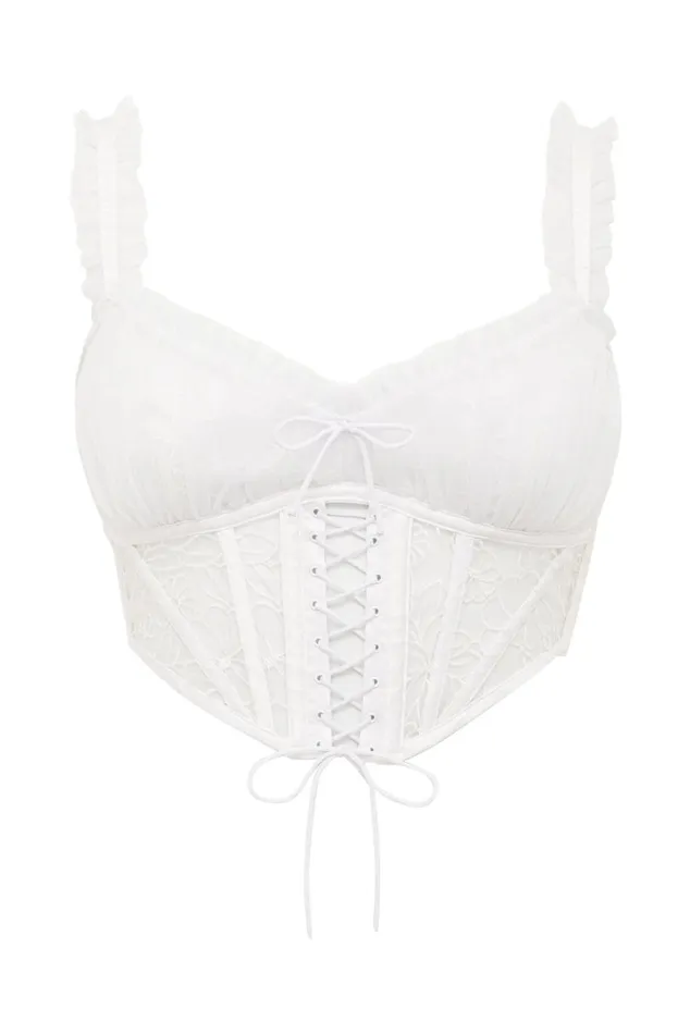 Women Lingerie For Love and Lemons Emilia Bustier White Women Lingerie For Love and Lemons Emilia Bustier White