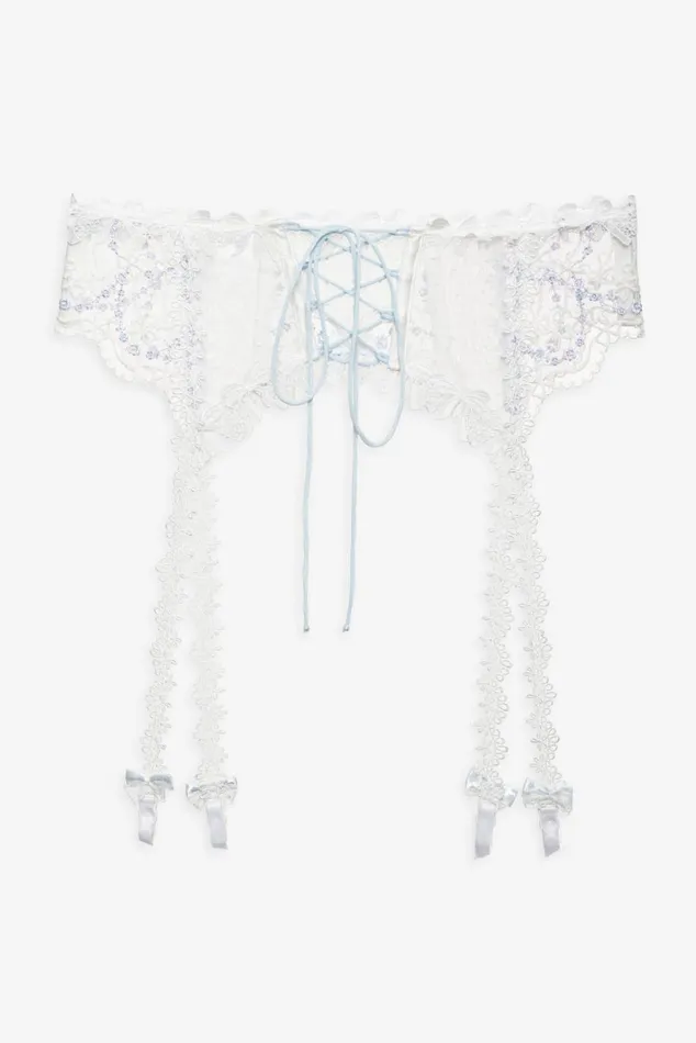 Women Lingerie For Love and Lemons Georgina Garter Belt Blue Women Lingerie For Love and Lemons Georgina Garter Belt Blue
