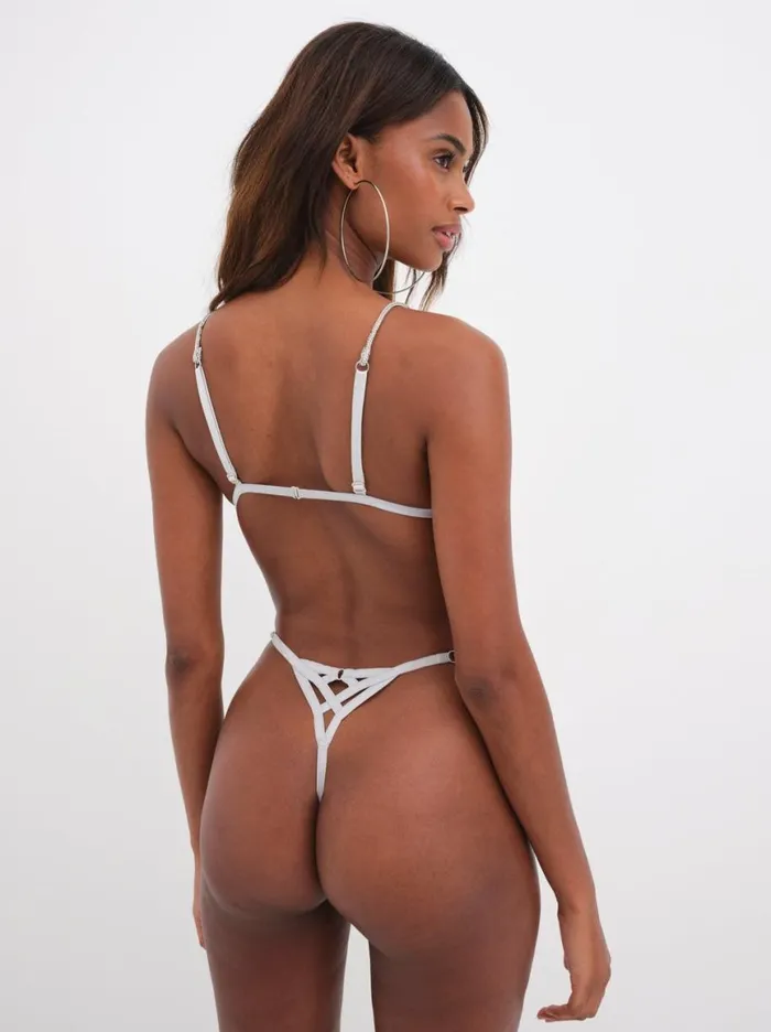 Women Lingerie For Love and Lemons Glitter Bralette Silver Women Lingerie For Love and Lemons Glitter Bralette Silver