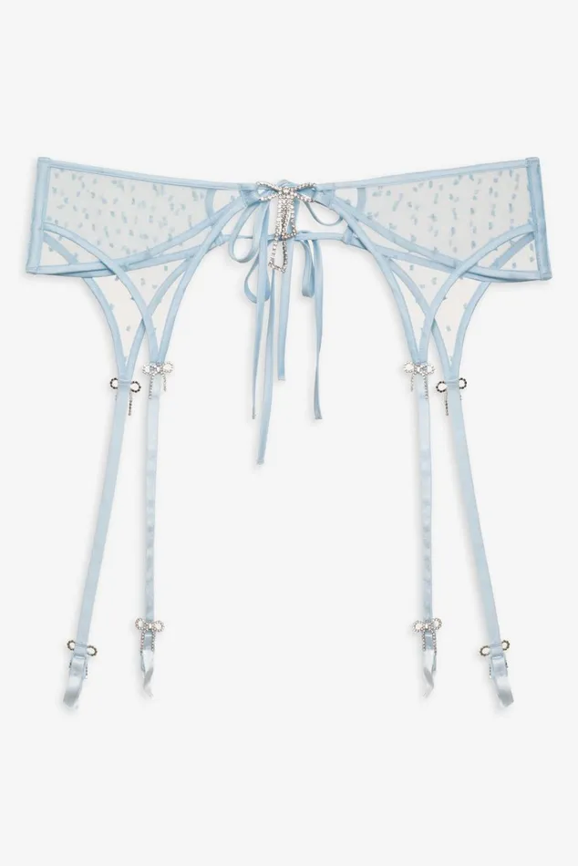 Women Lingerie For Love and Lemons Izzy Garter Blue Women Lingerie For Love and Lemons Izzy Garter Blue