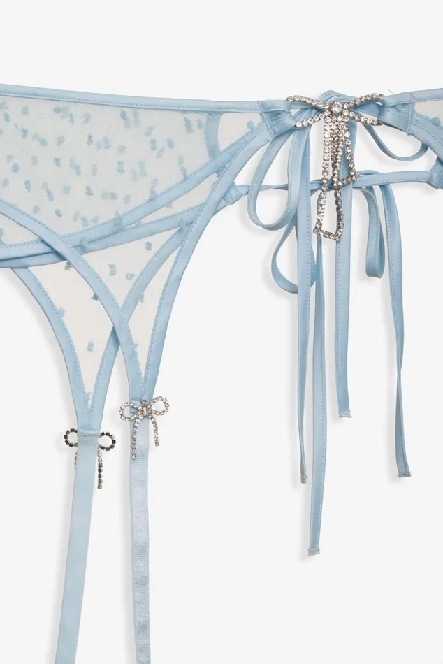 Women Lingerie For Love and Lemons Izzy Garter Blue Women Lingerie For Love and Lemons Izzy Garter Blue