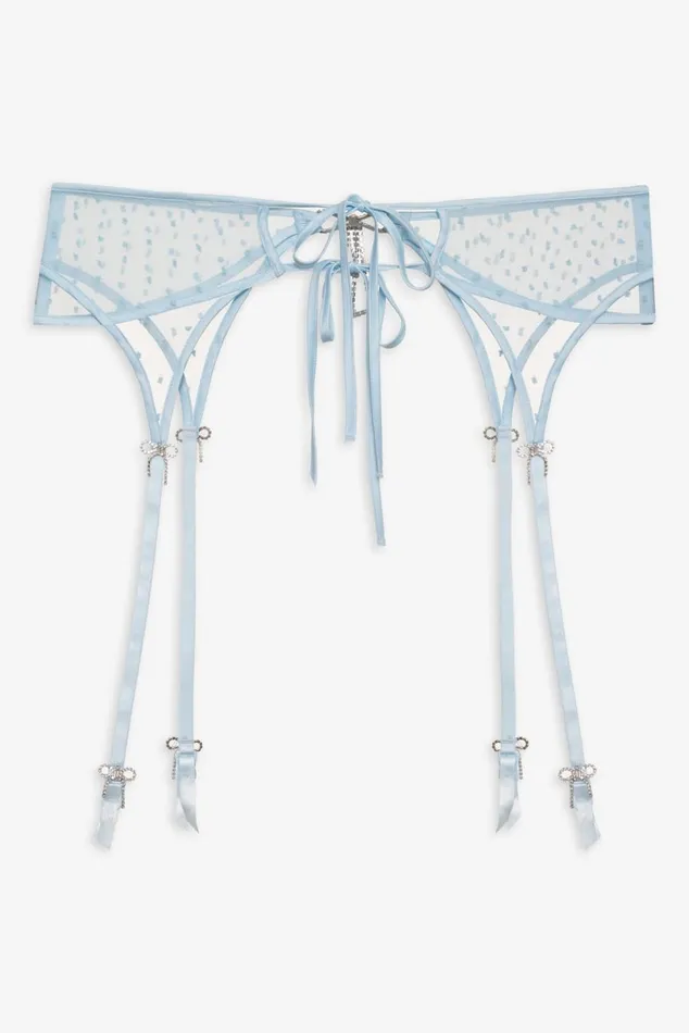 Women Lingerie For Love and Lemons Izzy Garter Blue Women Lingerie For Love and Lemons Izzy Garter Blue