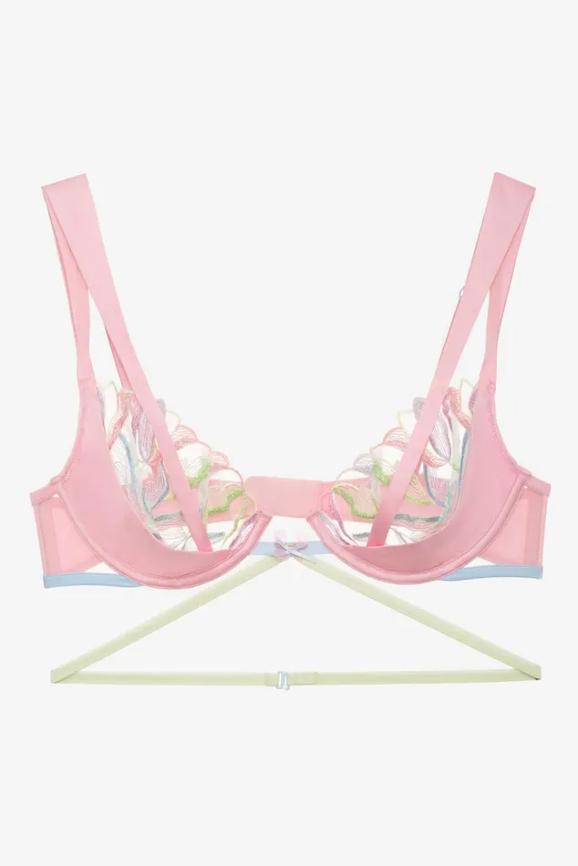 Women Lingerie For Love and Lemons Pastel Tulips Underwire Bra Multi Women Lingerie For Love and Lemons Pastel Tulips Underwire Bra Multi
