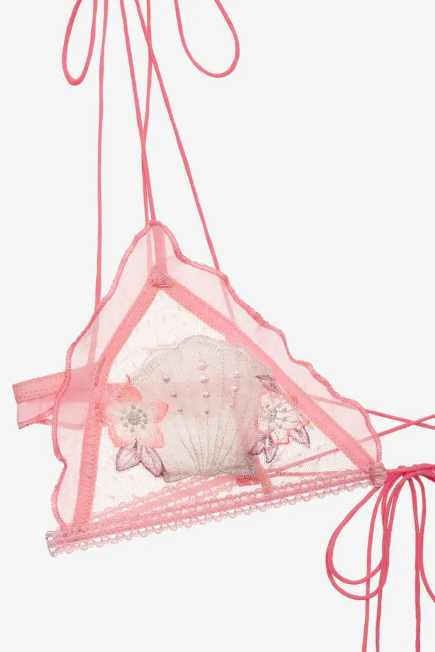 Women Lingerie For Love and Lemons Seashell Bralette Pink Women Lingerie For Love and Lemons Seashell Bralette Pink