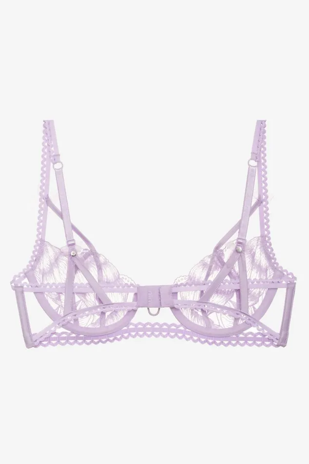 Women Lingerie For Love and Lemons Shell Sequin Underwire Bra Purple Women Lingerie For Love and Lemons Shell Sequin Underwire Bra Purple