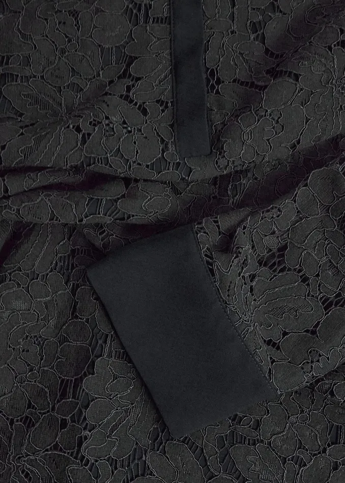 Women Marciella Lace Dress Black Hobbs Dresses and Jumpsuits