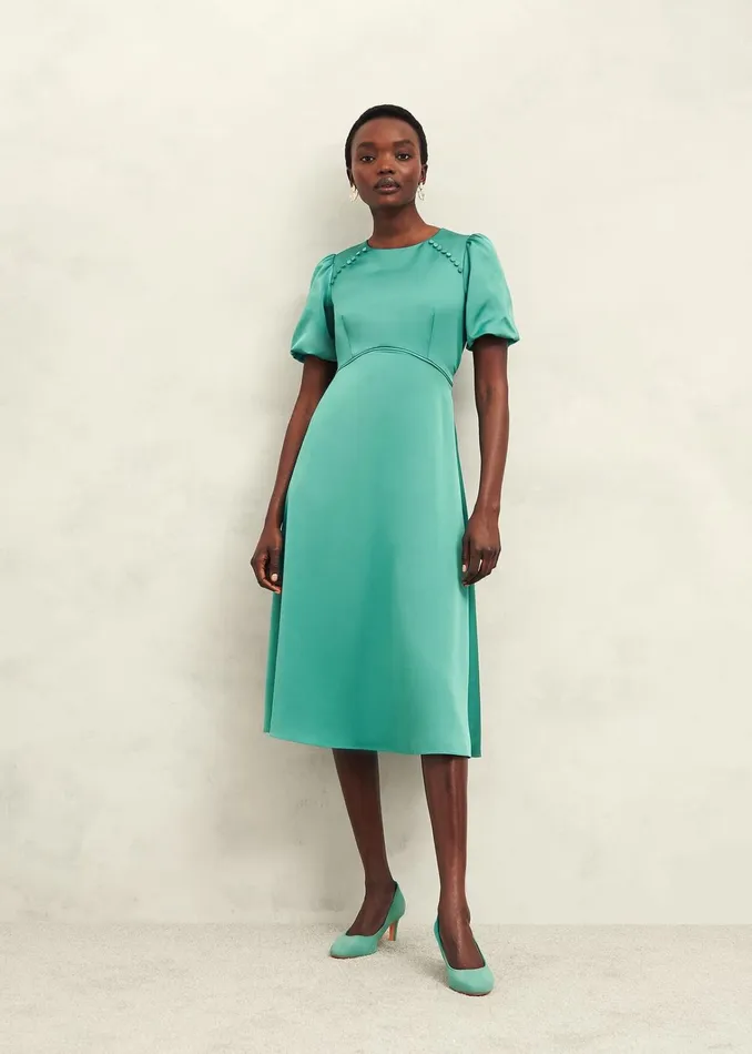 Women Marea Dress Deep Aqua Green Hobbs Dresses and Jumpsuits
