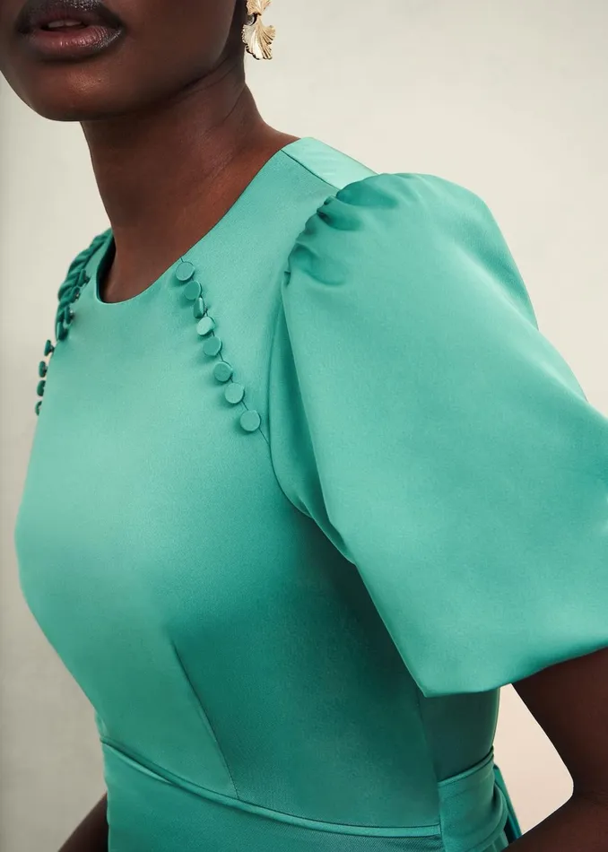 Women Marea Dress Deep Aqua Green Hobbs Dresses and Jumpsuits