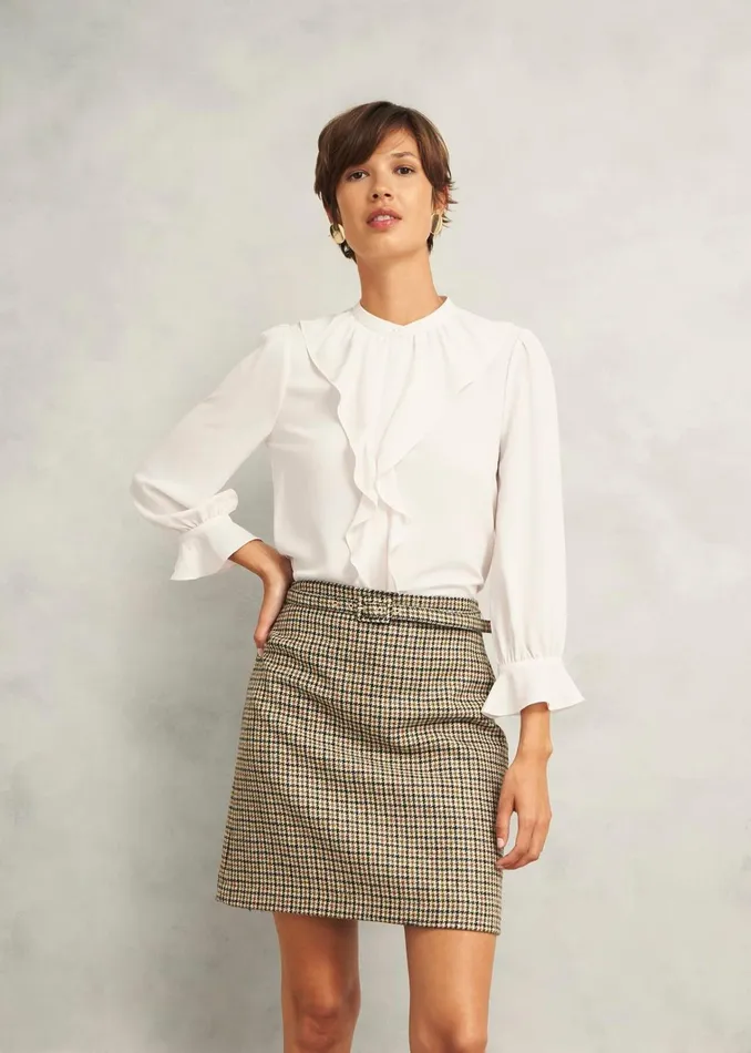 Women Maribella Blouse Ivory Hobbs Tops