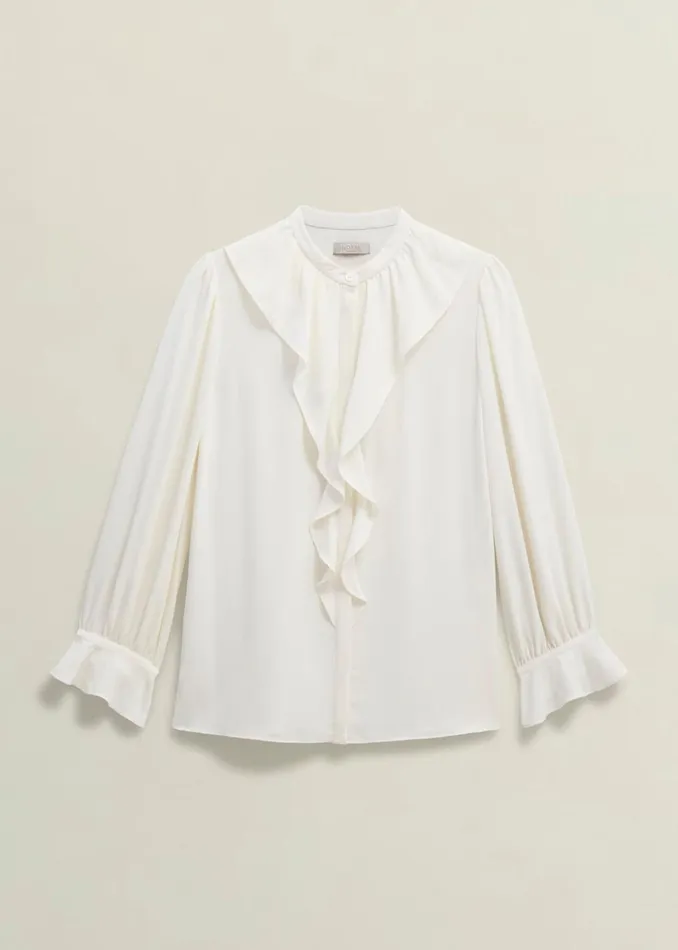 Women Maribella Blouse Ivory Hobbs Tops