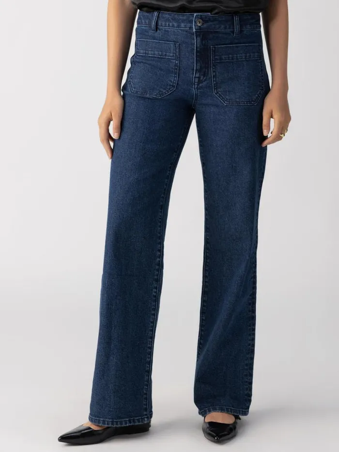 Women Marine Full Length Standard Rise Jeans Aspen Sanctuary Clothing Pants