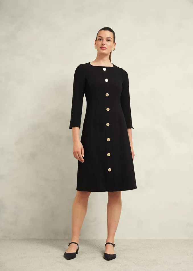 Women Marsha Dress Black Hobbs Dresses and Jumpsuits