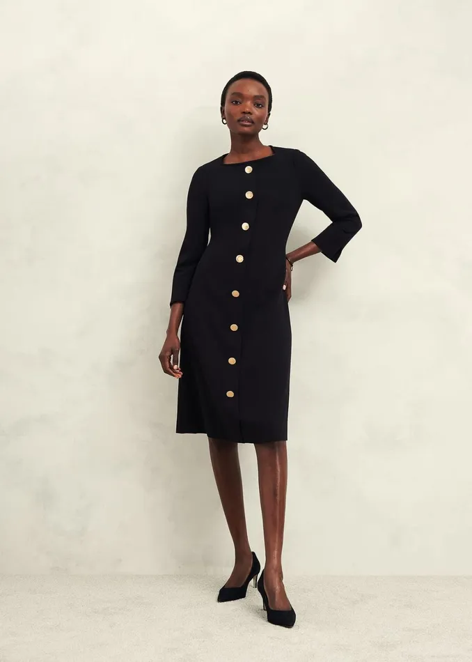 Women Marsha Dress Black Hobbs Dresses and Jumpsuits