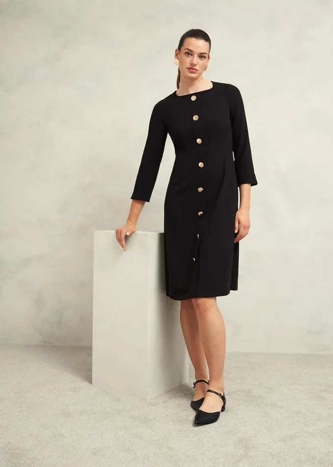 Women Marsha Dress Black Hobbs Dresses and Jumpsuits