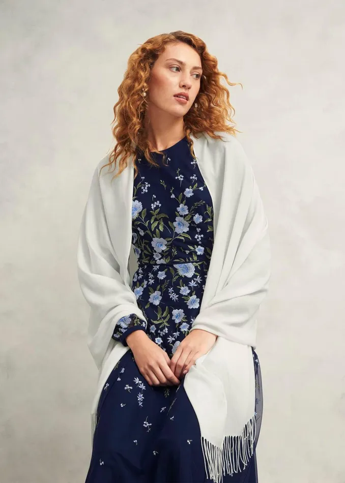 Women Matilda Scarf Ivory Hobbs Scarves