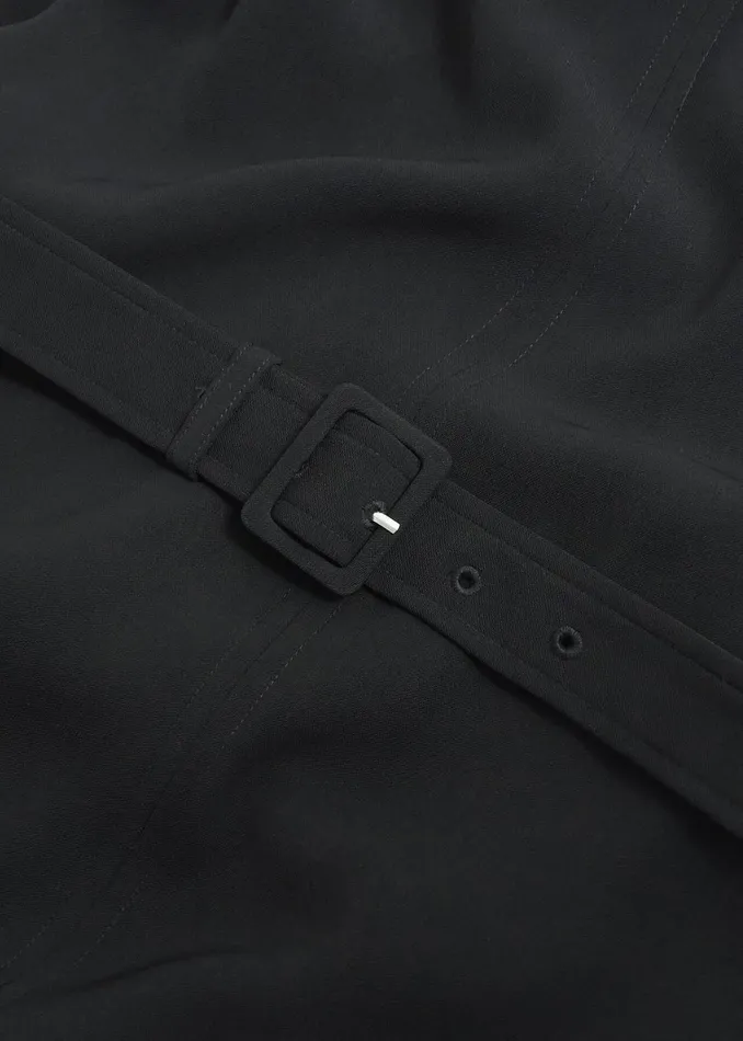 Women Meera Belted Dress Black Hobbs Dresses and Jumpsuits