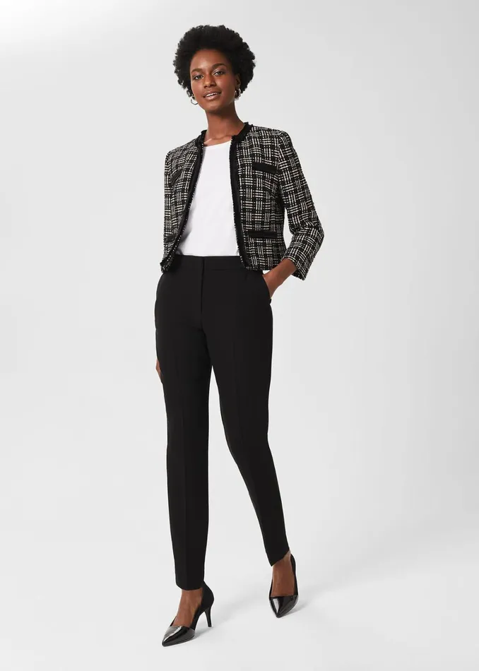Women Mel Tapered Trousers Black Hobbs Trousers