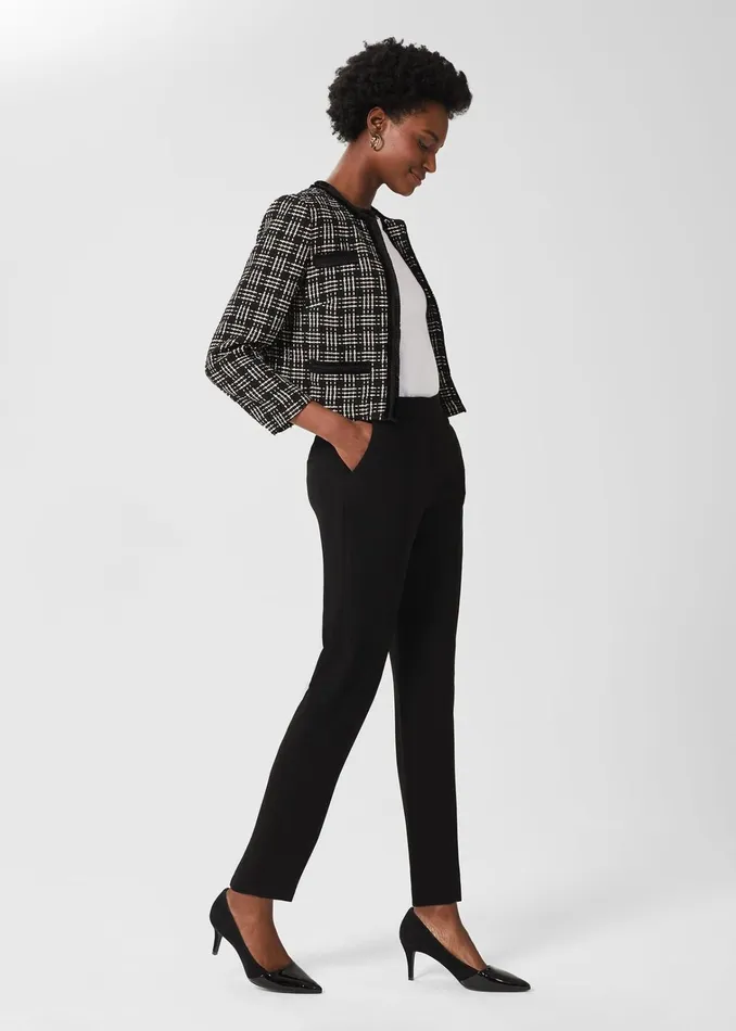 Women Mel Tapered Trousers Black Hobbs Trousers