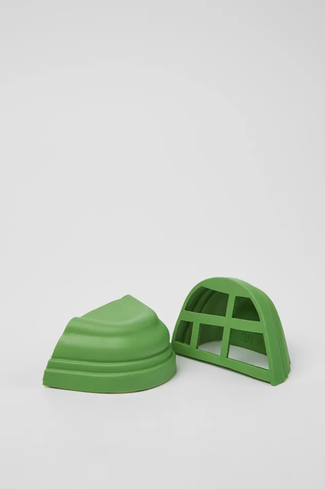 WomenMen Camper Junction Toe Caps Junction Toe Caps Green Rubber Toe Cap