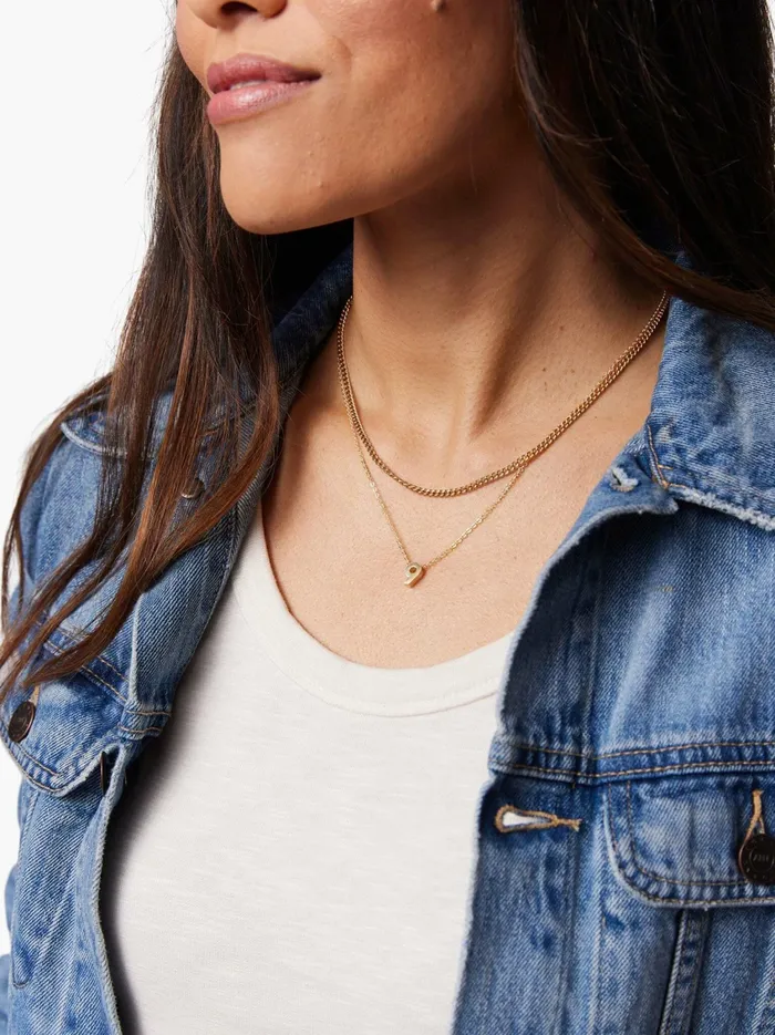 Women Necklaces Able Number Necklace Gold Vermeil