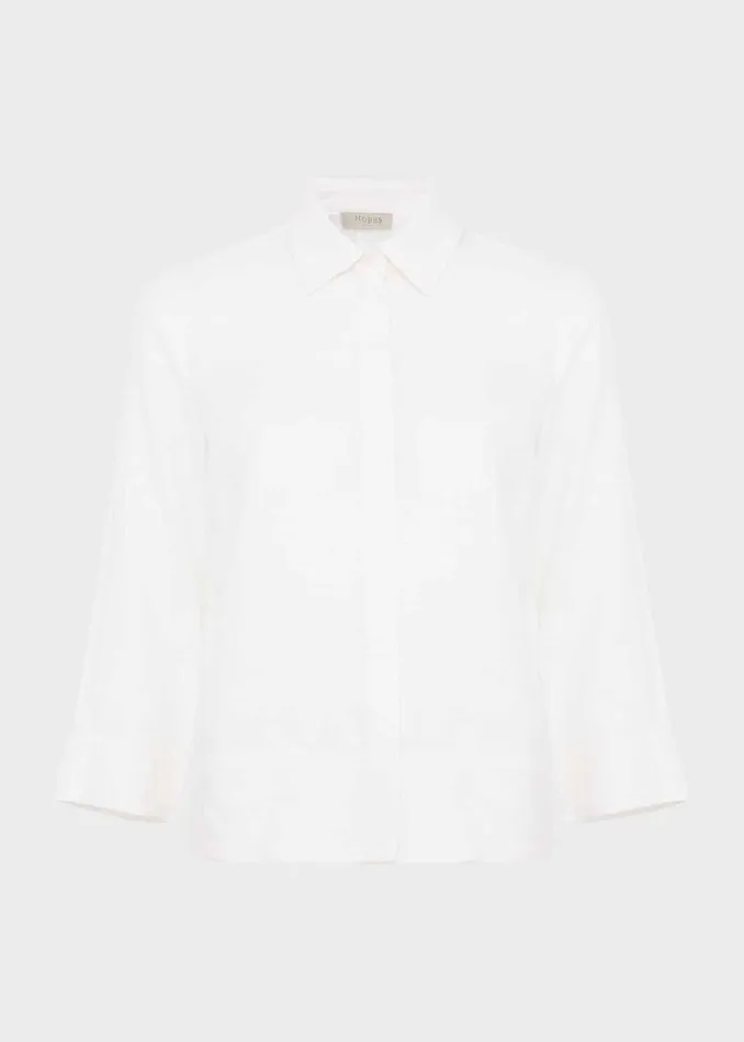 Women Nita Linen Shirt White Hobbs Tops