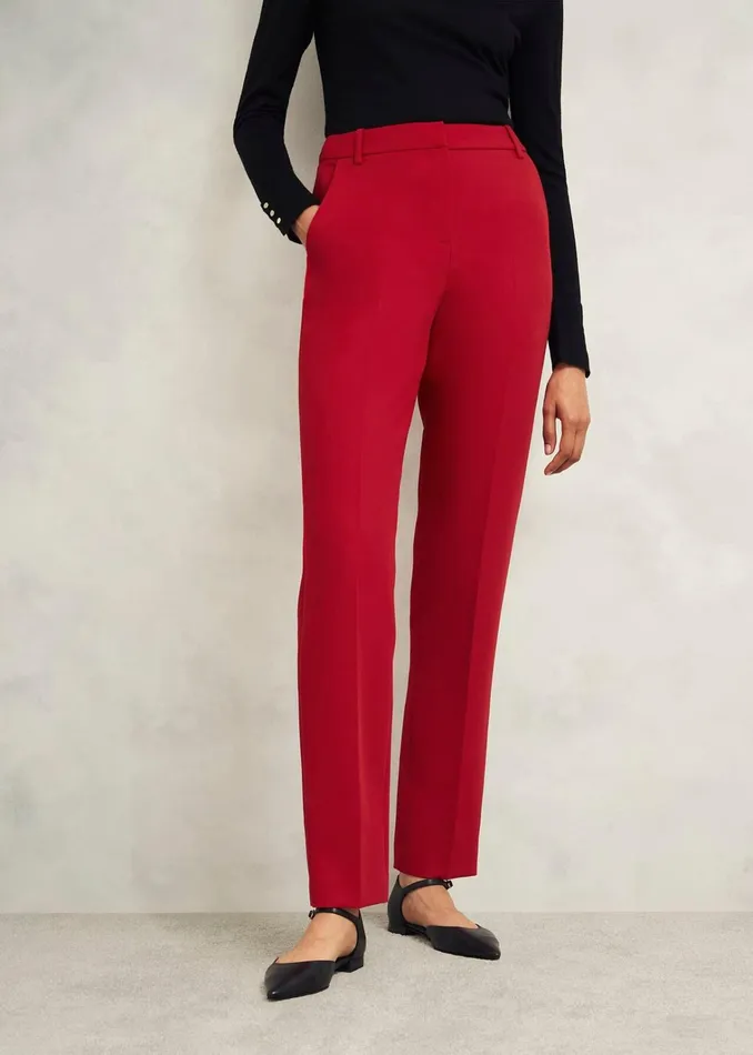 Women Nova Trousers Pomegranate Red Hobbs Trousers