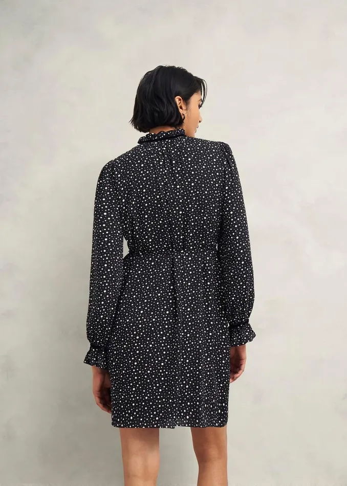 Women Otilla Dress Black Ivory Hobbs Dresses and Jumpsuits