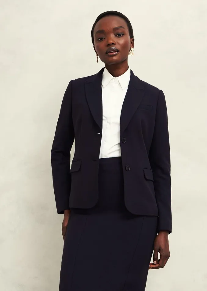 Women Petite Aly Jacket Navy Hobbs Coats and Jackets