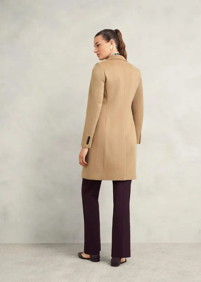 Women Petite Cavendish Wool Coat Hobbs Camel Hobbs Coats and Jackets