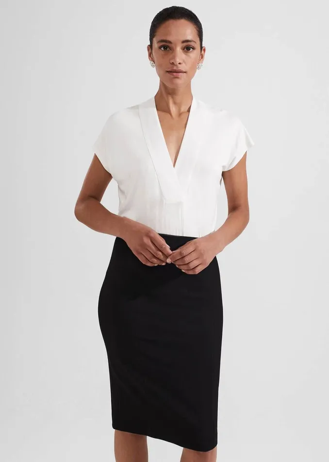 Women Petite Charley Skirt Black Hobbs Skirts