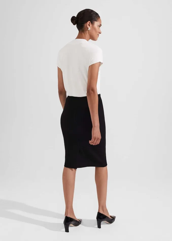 Women Petite Charley Skirt Black Hobbs Skirts