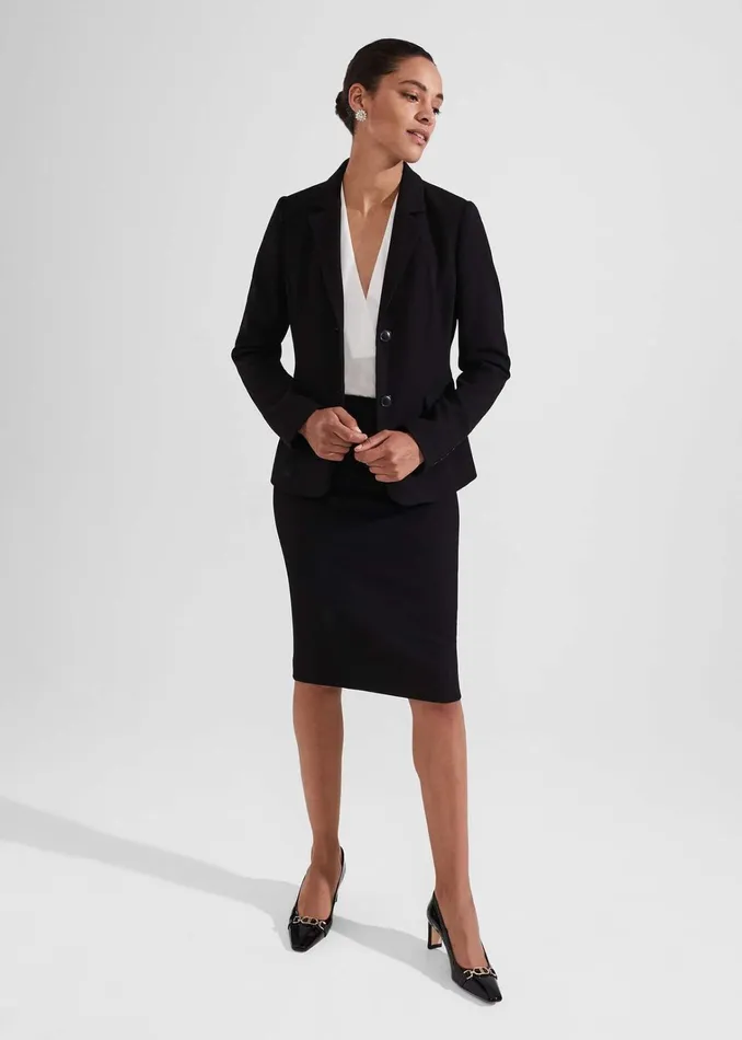 Women Petite Charley Skirt Black Hobbs Skirts