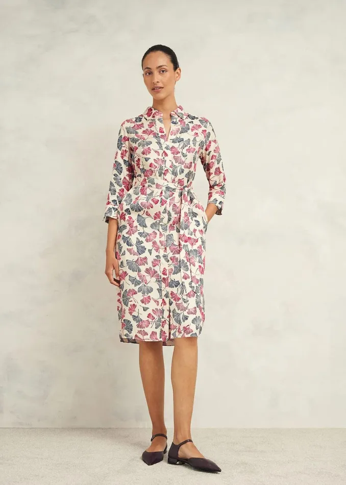 Women Petite Francis Dress Cream Multi Hobbs Dresses and Jumpsuits