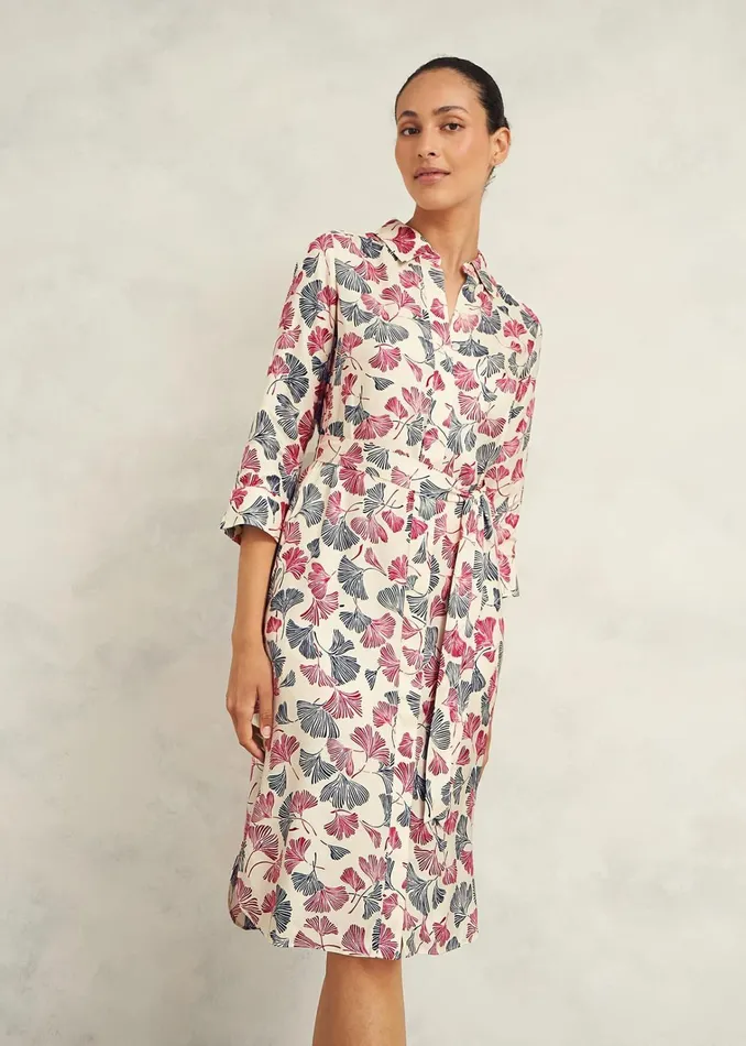 Women Petite Francis Dress Cream Multi Hobbs Dresses and Jumpsuits