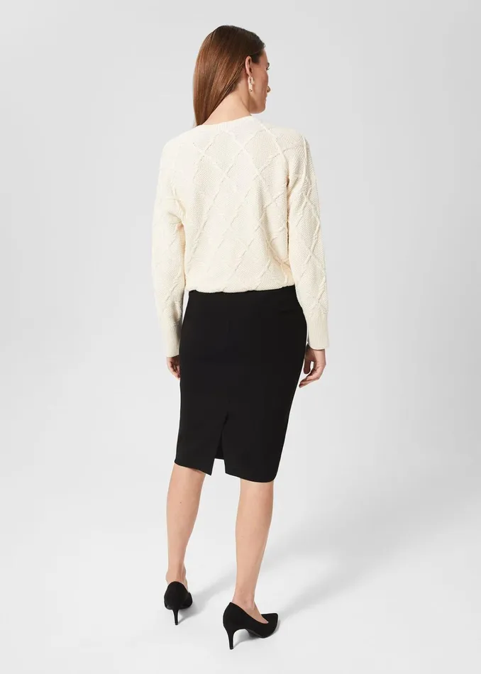 Women Petite Mel Skirt Black Hobbs Skirts