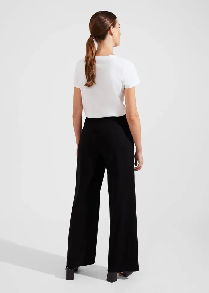 Women Petite Prim Trousers Black Hobbs Trousers