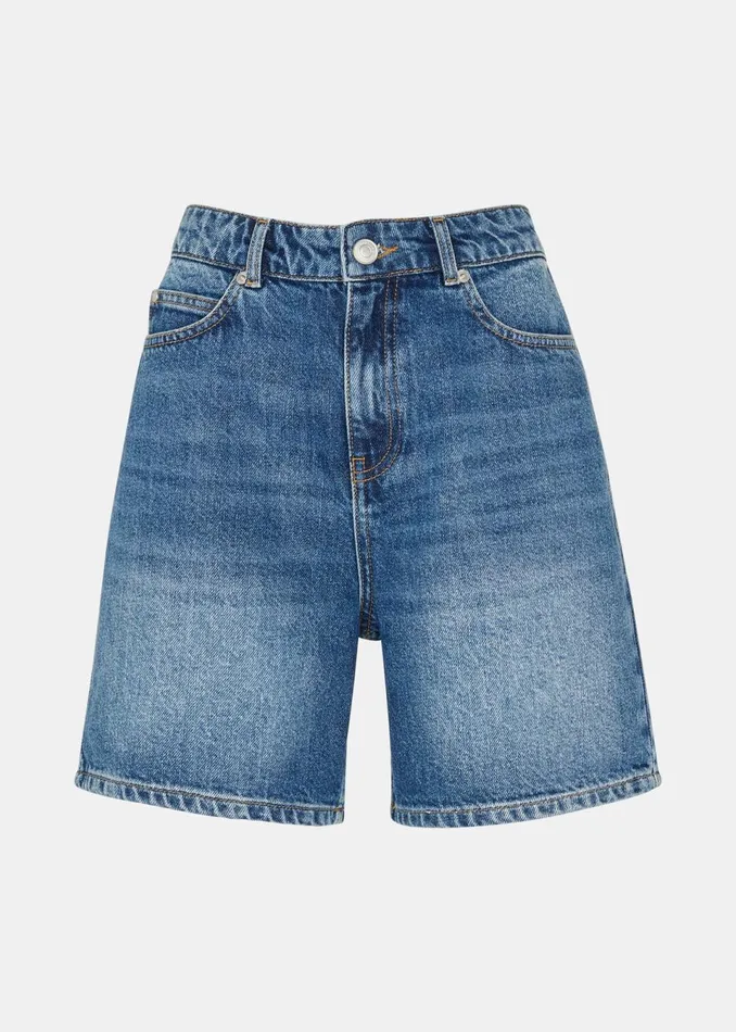 Women Petite Trousers and Jeans Whistles Petite Authentic Denim Short