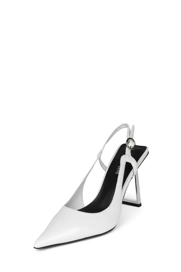 Women Pump Jeffrey Campbell CREATIVE White Box Silver