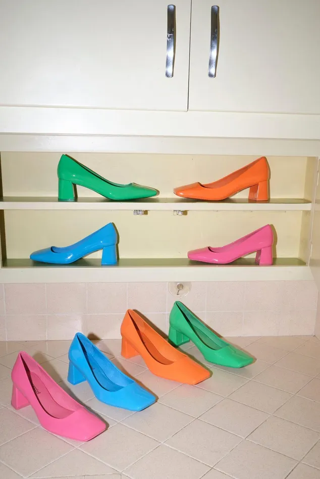 Women Pump Jeffrey Campbell EILEEN Fuchsia Patent