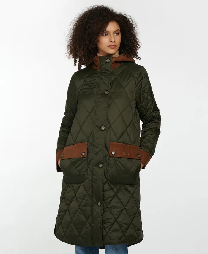 Women Quilted Jackets Barbour Mickley Quilted Jacket Sageancient
