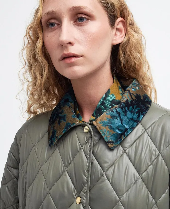 Women Quilted Jackets Barbour X House Of Hackney Laving Quilted Jacket Dusky Khakiopia Women Quilted Jackets Barbour X House Of Hackney Laving Quilted Jacket Dusky Khakiopia