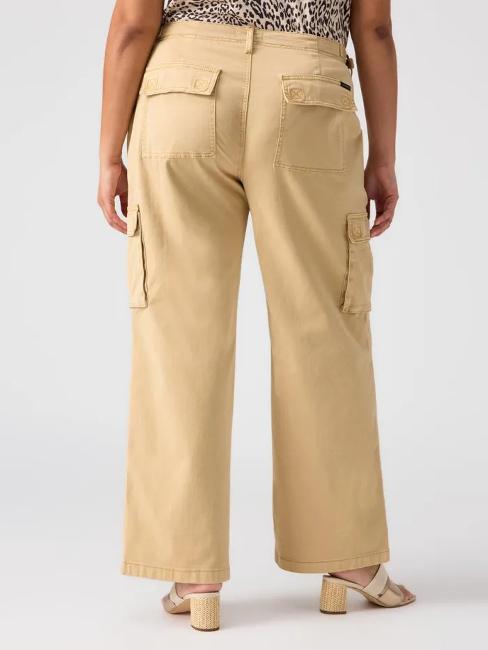 Women Reissue Cargo Standard Rise Pant True Khaki Inclusive Collection Sanctuary Clothing Pants