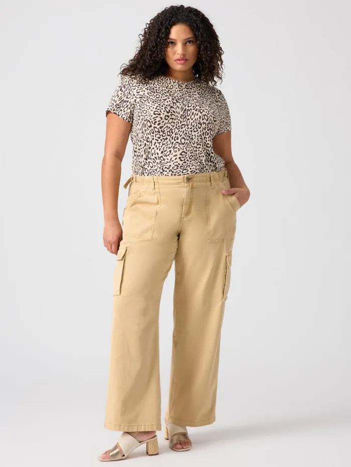Women Reissue Cargo Standard Rise Pant True Khaki Inclusive Collection Sanctuary Clothing Pants