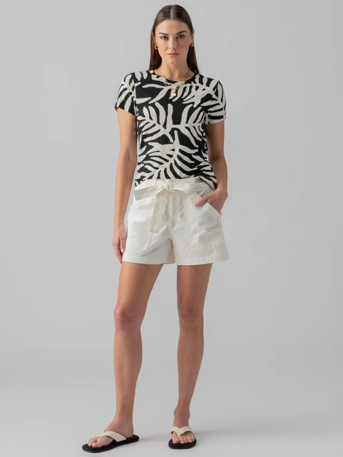 Women Reissue Sash Standard Rise Short Powdered Sugar Sanctuary Clothing Shorts