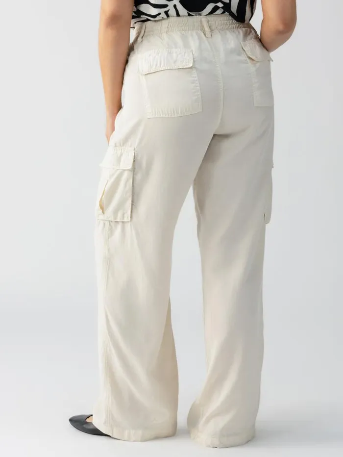 Women Relaxed Reissue Cargo Standard Rise Pant Birch Inclusive Collection Sanctuary Clothing Pants