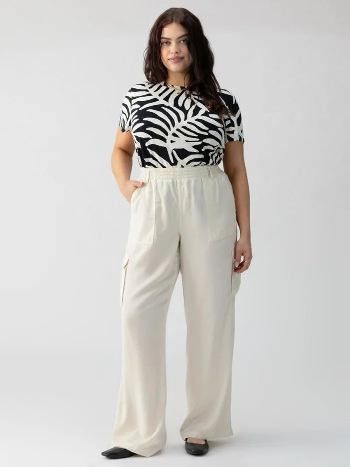 Women Relaxed Reissue Cargo Standard Rise Pant Birch Inclusive Collection Sanctuary Clothing Pants
