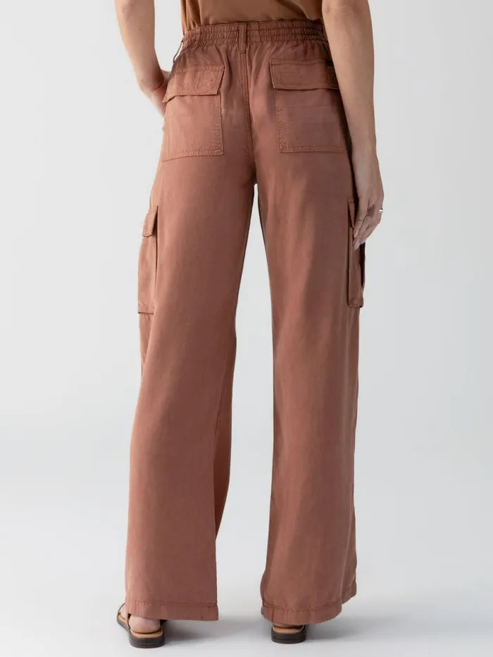 Women Relaxed Reissue Cargo Standard Rise Pant Washed Clay Sanctuary Clothing Pants